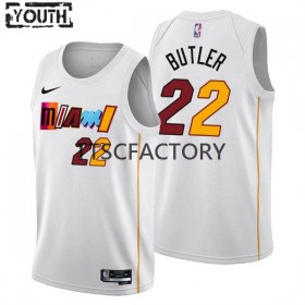 Dres Miami Heat Jimmy Butler 22 Nike 2022-23 City Edition Bijela Swingman - Dječji